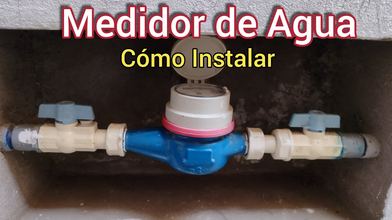 instalacion de contadores de agua individuales