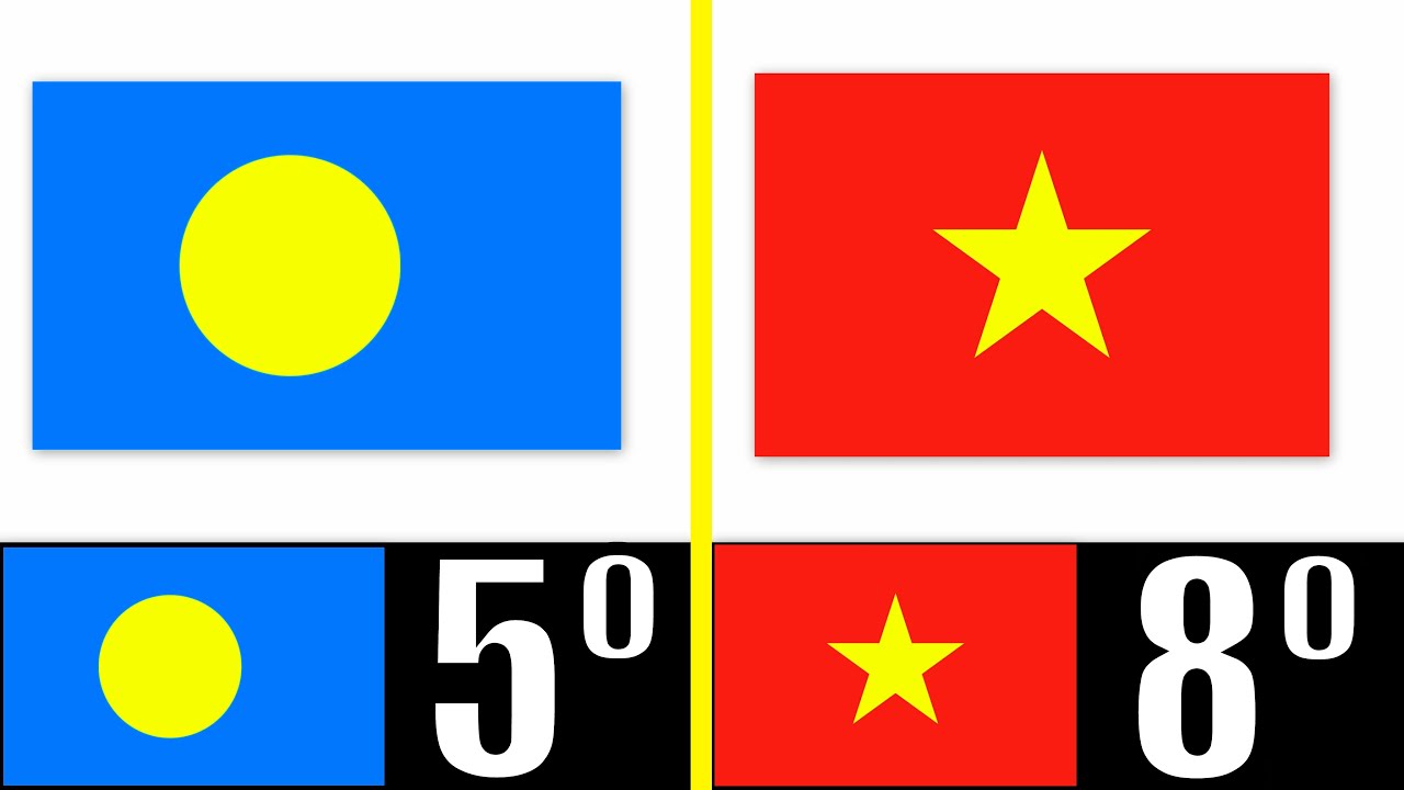 bandera roja y amarilla con estrella