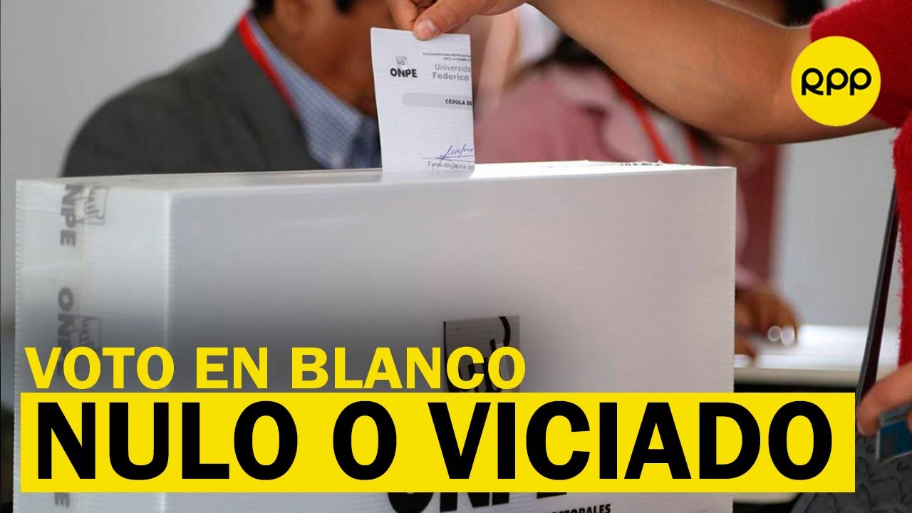 como se contabilizan los votos en blanco