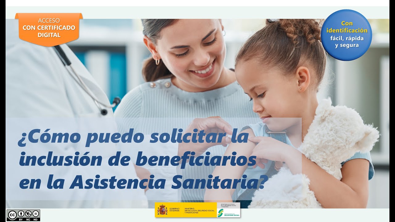 nuevo beneficiario de tu asistencia sanitaria