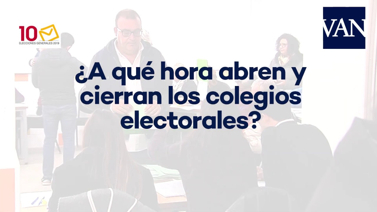 a que hora abren las mesas de votación