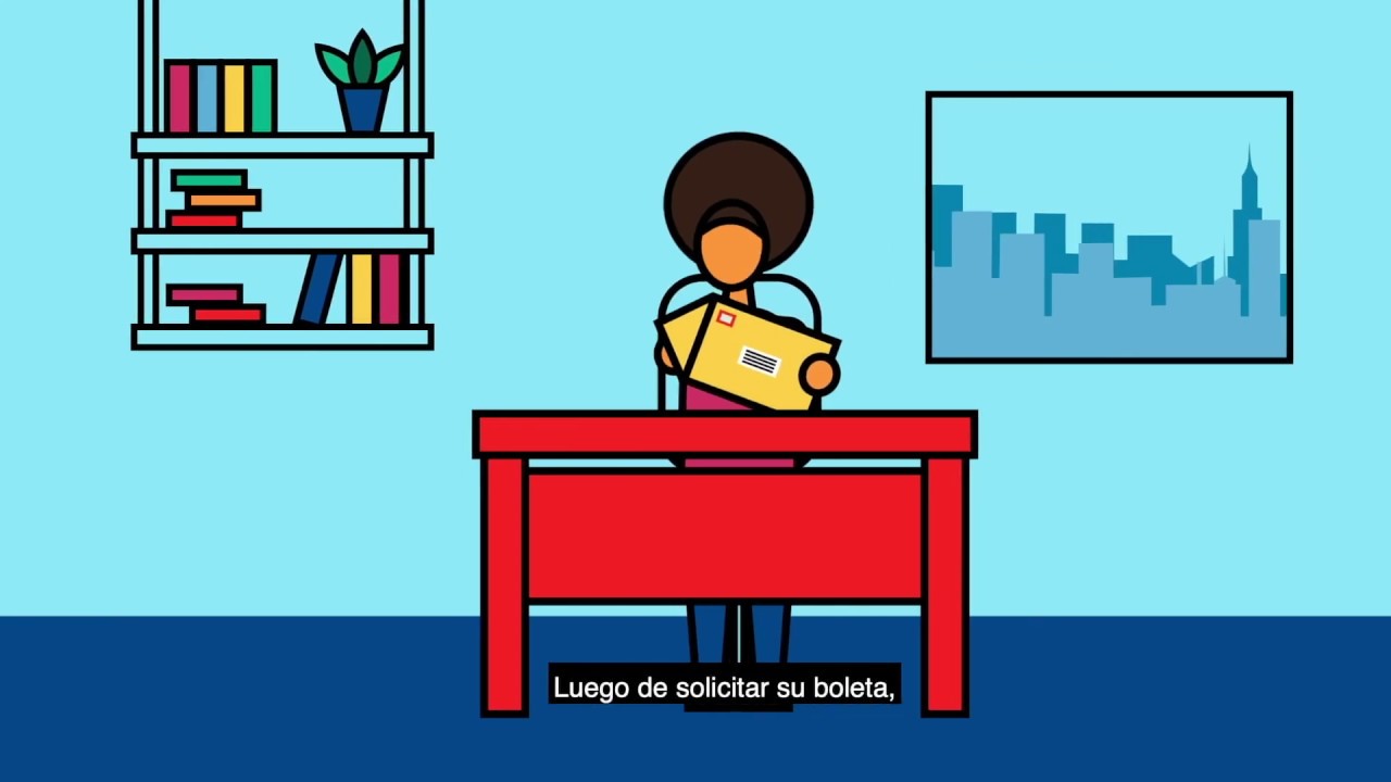 cuando envian las papeletas para el voto por correo