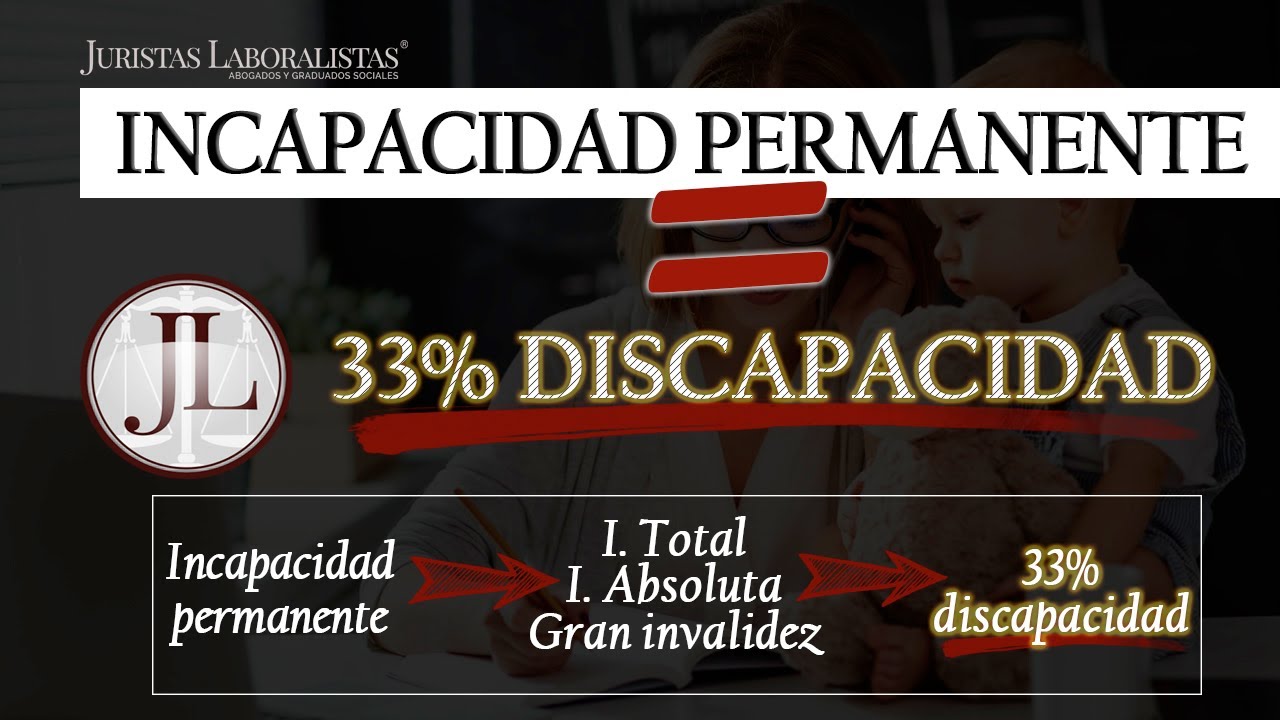 incapacidad permanente absoluta grado de discapacidad