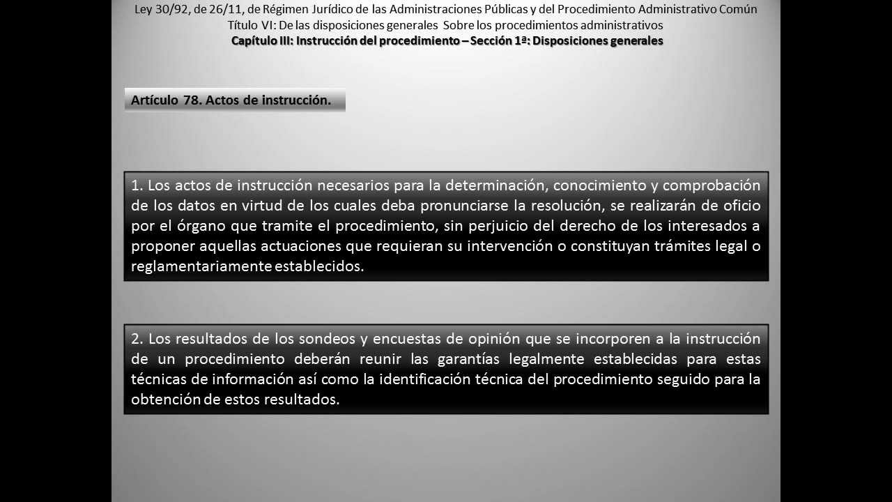 ley 30 92 de 26 de noviembre