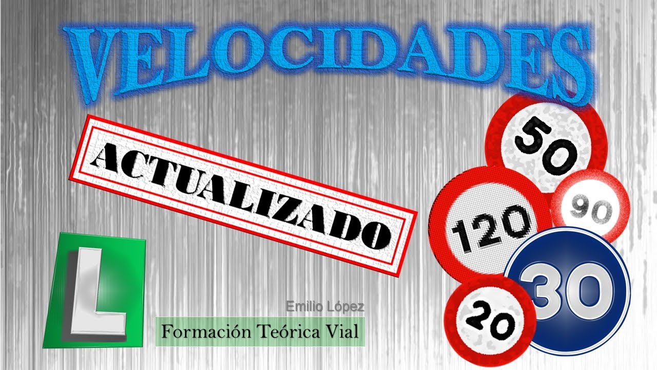 los límites de velocidad establecidos en las vías se ponen