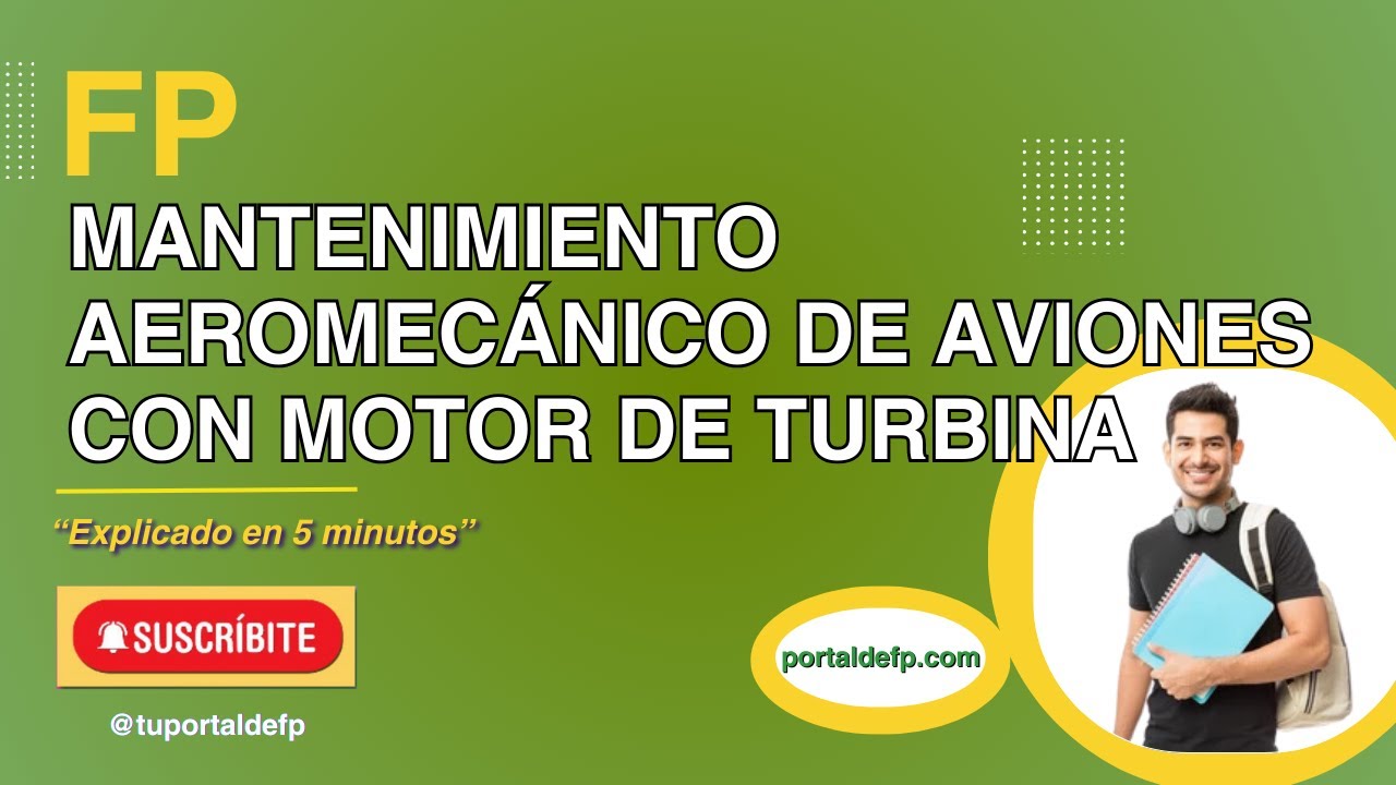 mantenimiento aeromecánico de aviones con motor de turbina
