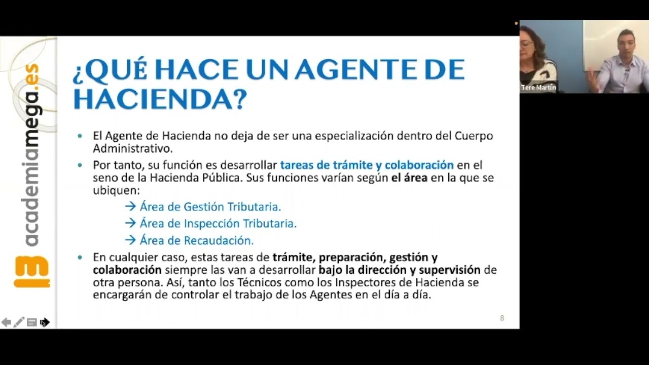 que hace un agente de hacienda