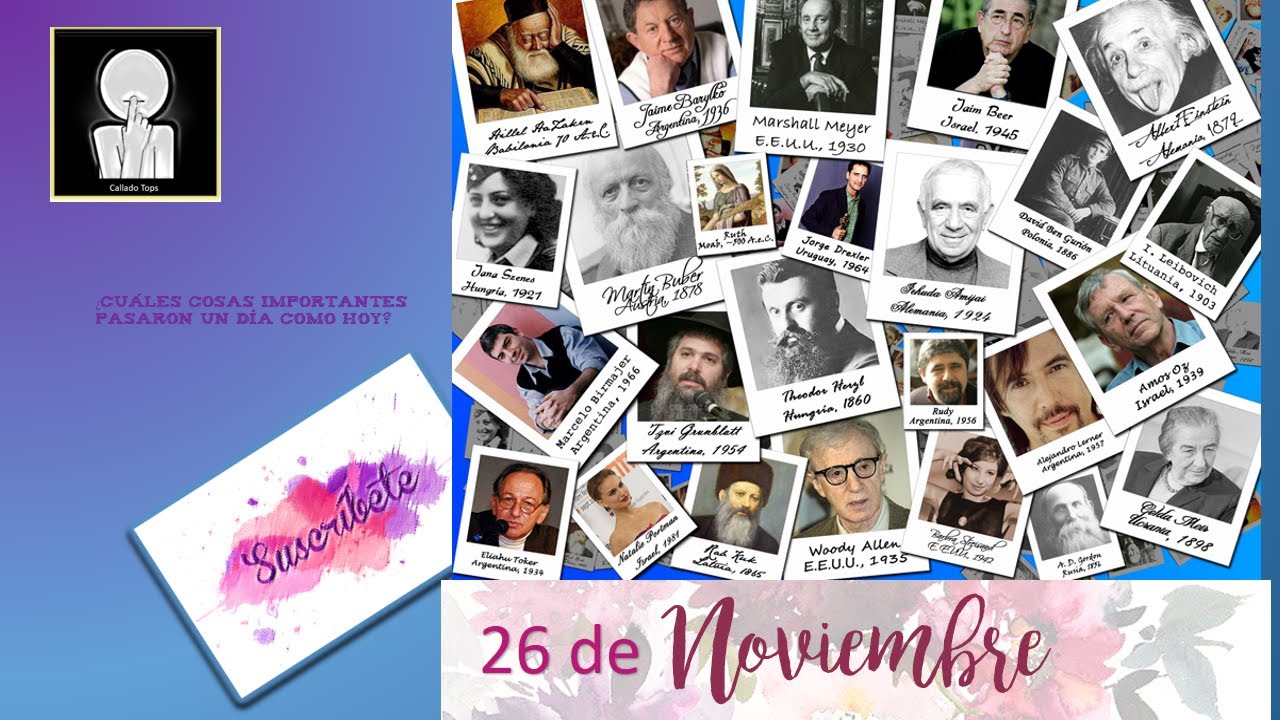 26 de noviembre que se celebra
