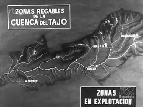 agua embalsada en la cuenca del tajo