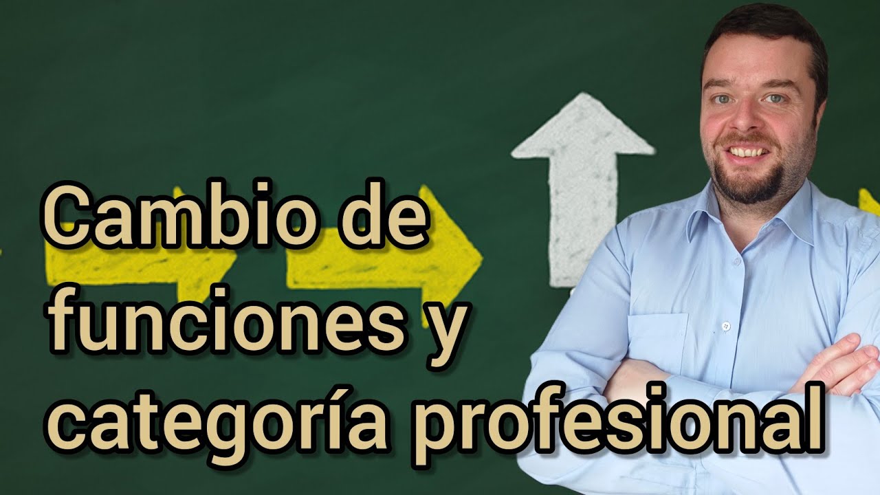 cambio de categoría profesional en nómina
