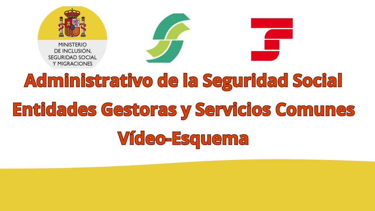 entidades gestoras y servicios comunes de la seguridad social