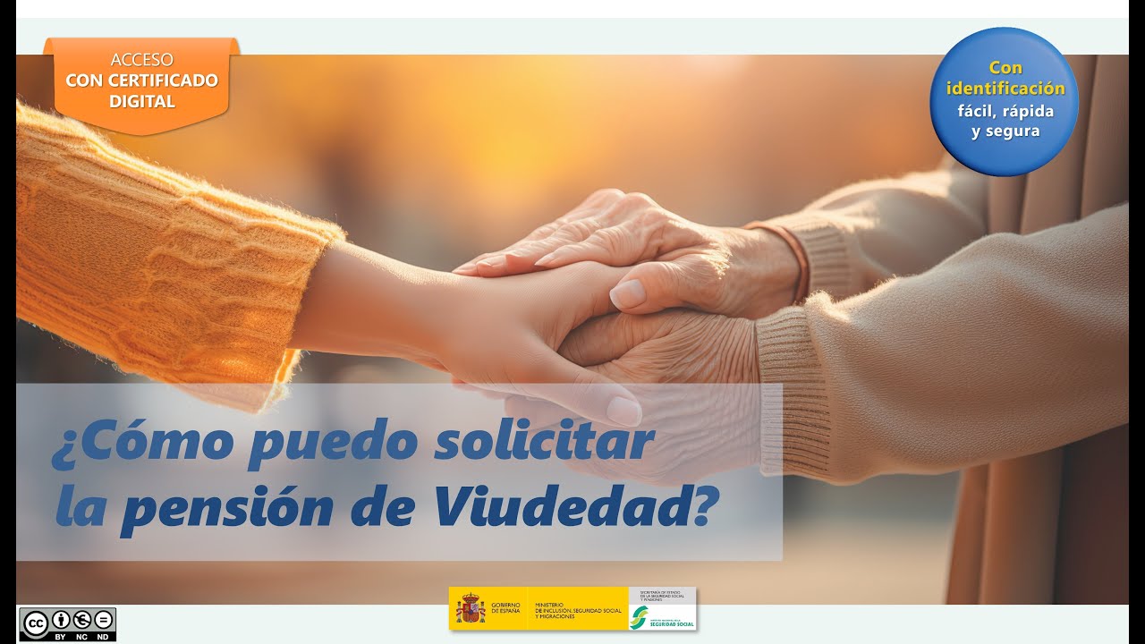 formulario para solicitar la pensión de viudedad