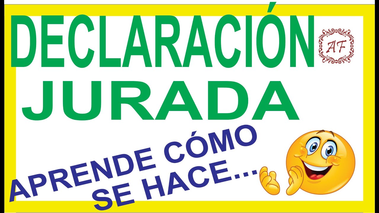 modelo declaración de bienes para banco