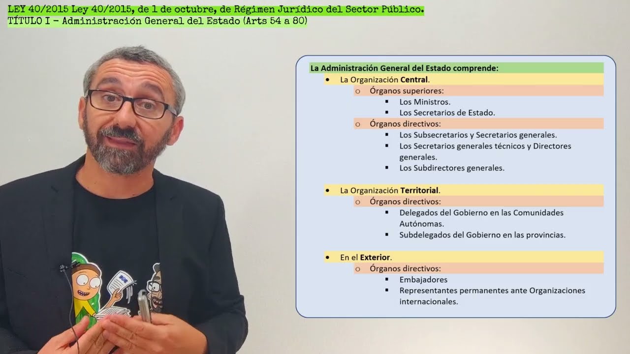 organos de la administracion general del estado