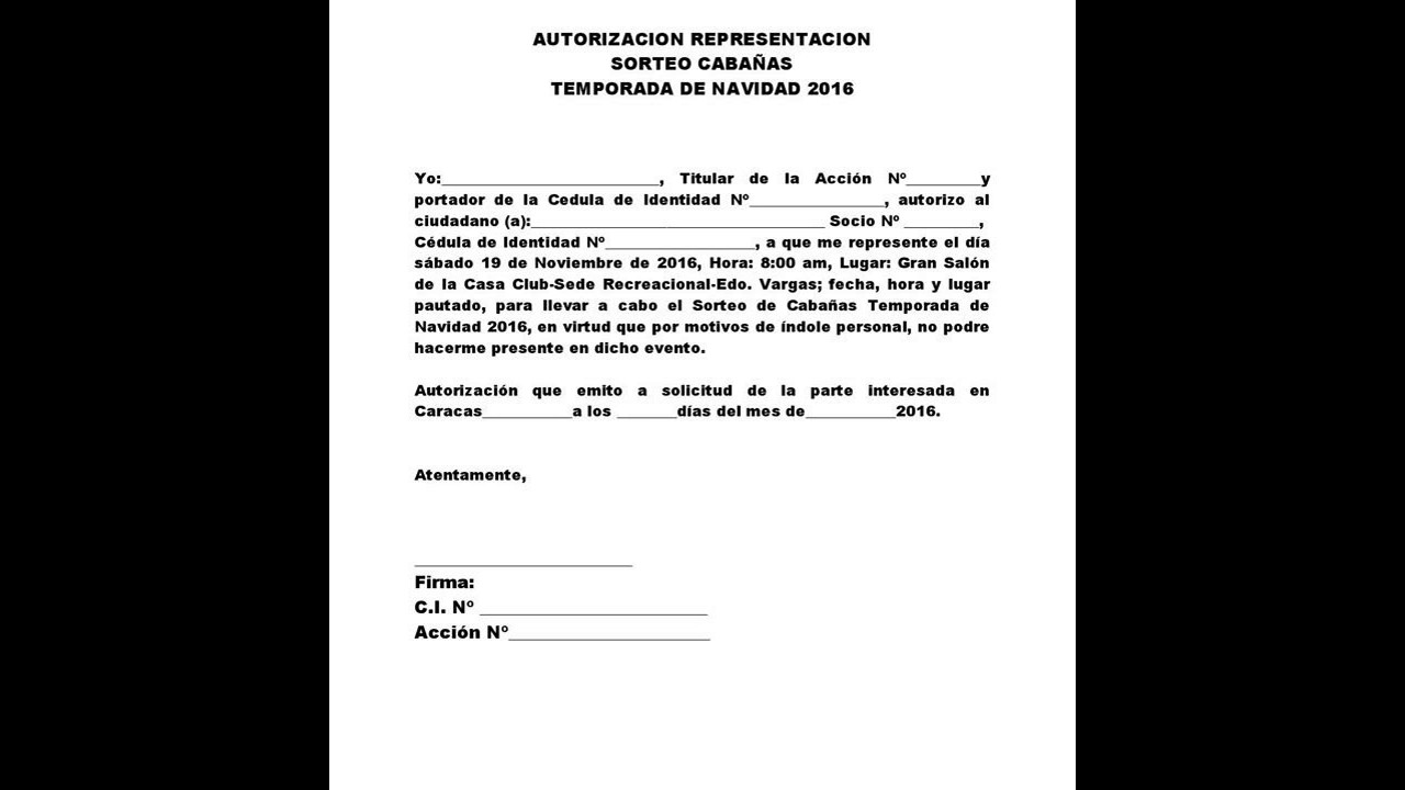 sencilla modelo de carta para eximir responsabilidades
