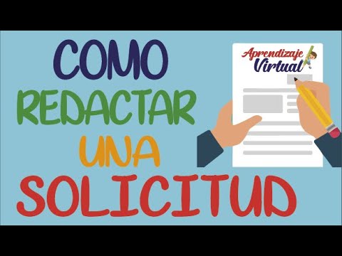 como se elabora una solicitud de apoyo