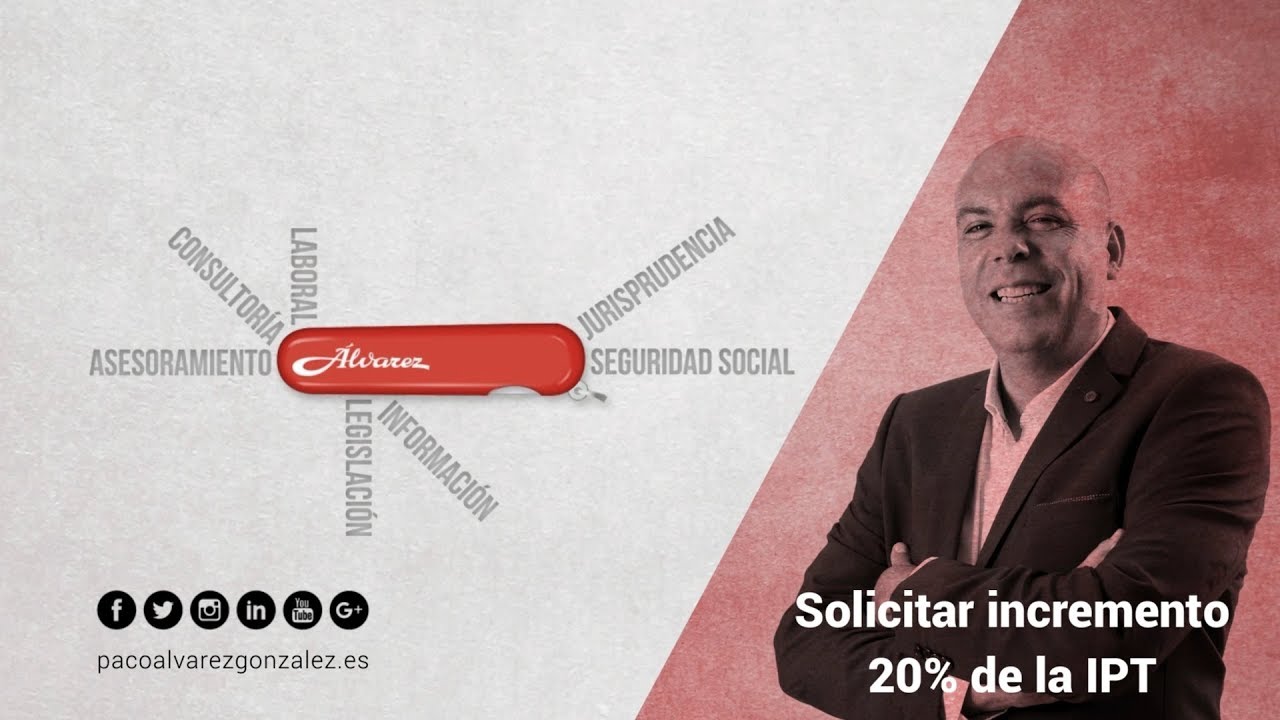 incremento del 20 incapacidad permanente total