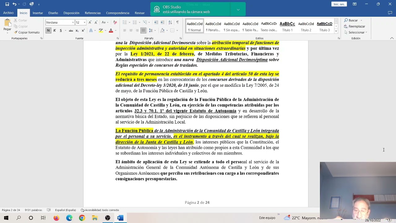 ley de la función pública de castilla y león