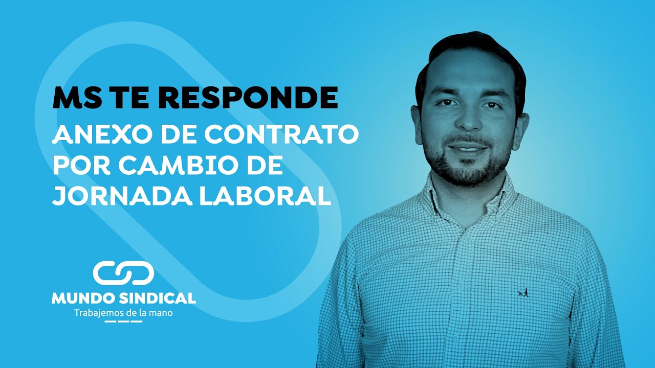 modelo acuerdo cambio de jornada laboral