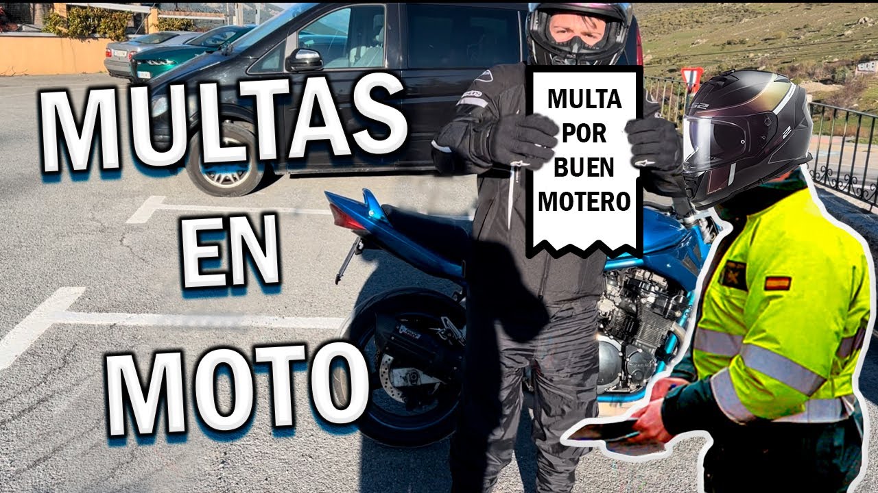 multa por ir 3 en una moto