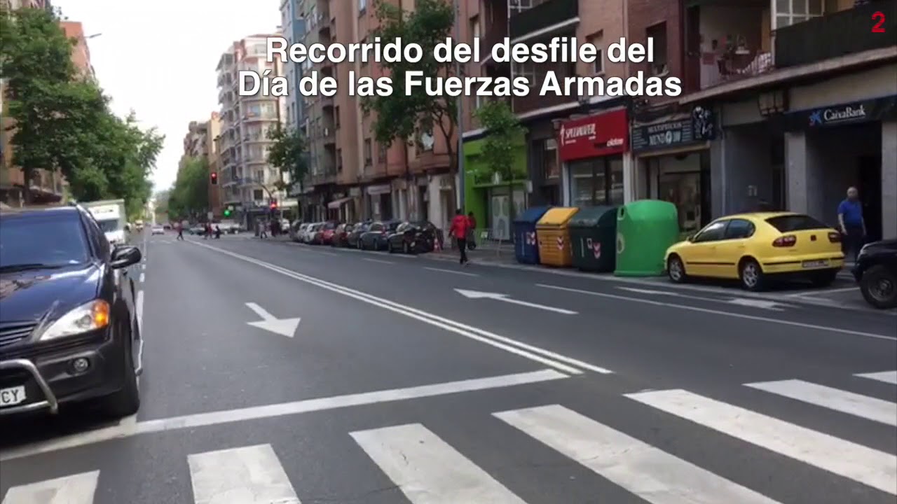 recorrido dia de las fuerzas armadas