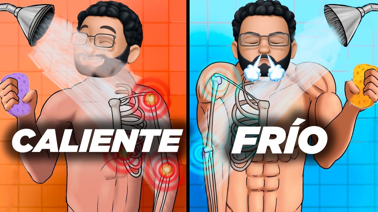 acción de verter agua fría en el cuerpo