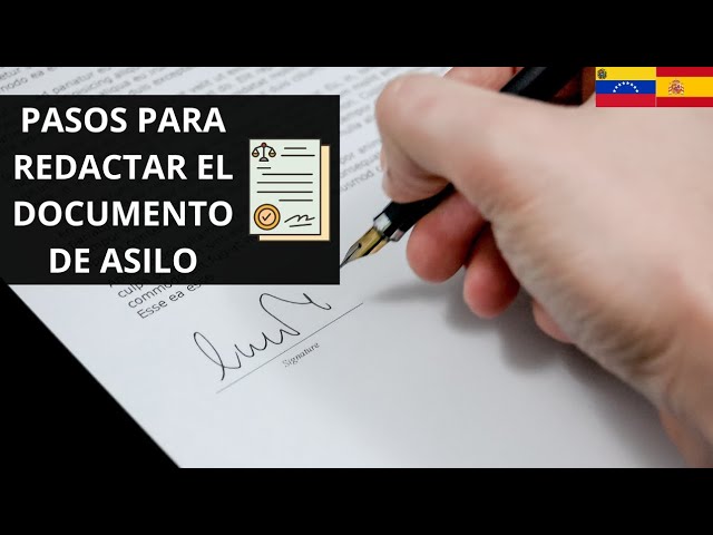 carta de exposición de motivos para asilo en españa
