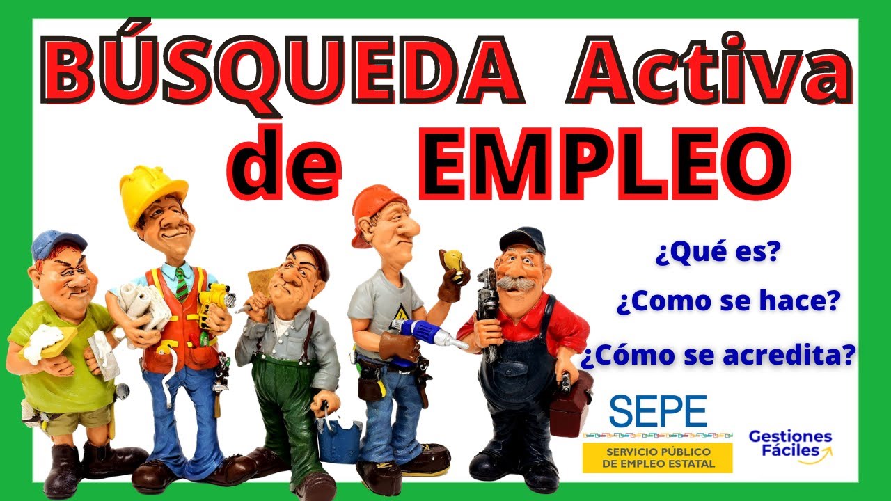 como rellenar declaración de búsqueda activa de empleo