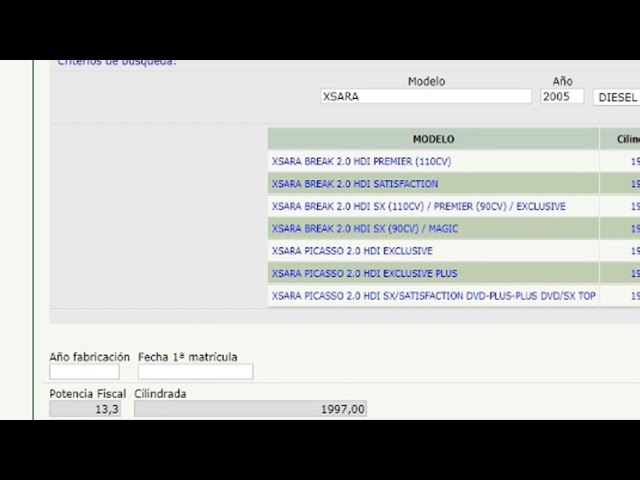 junta de andalucia valoracion de vehiculos