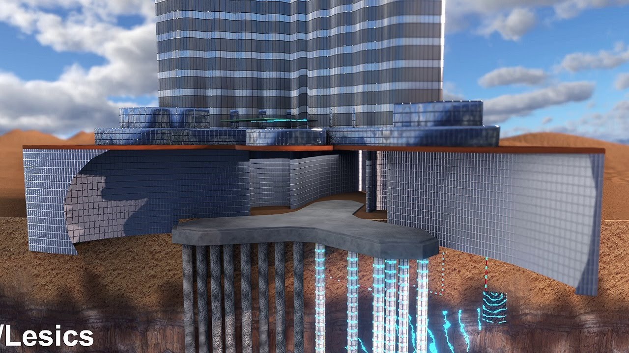 levantar un edificio o monumento importante