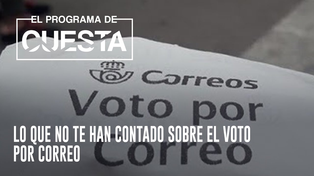 voto por correo que pasa si no estoy en casa