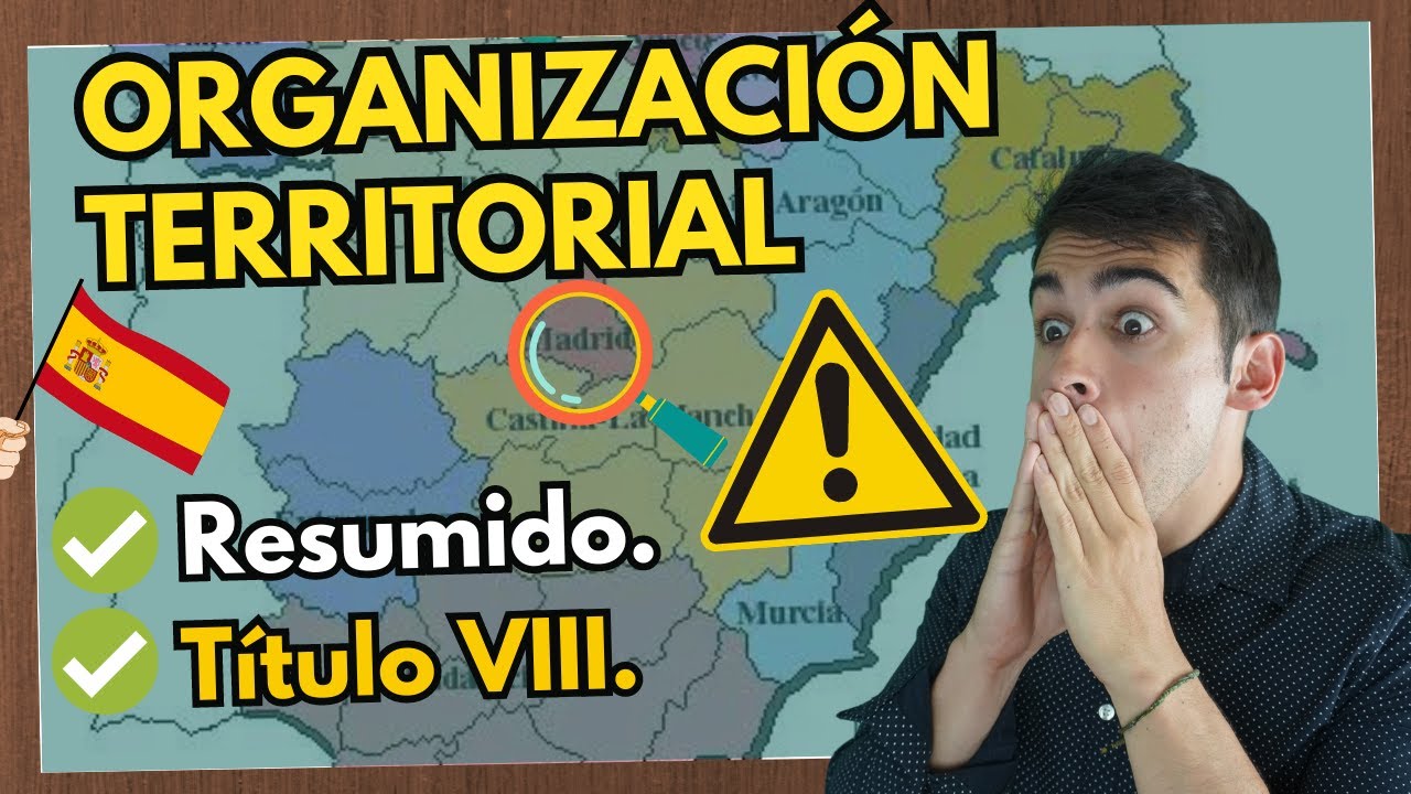 el estado se organiza territorialmente en