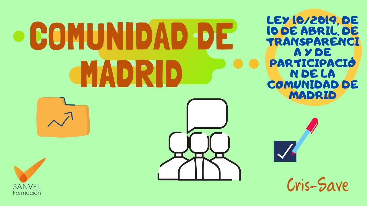 ley de transparencia comunidad de madrid